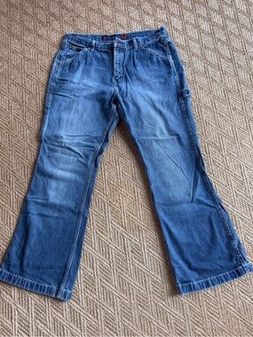 VINTAGE Bluenotes Men's Medium Blue Bootcut Denim Jeans